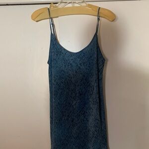 CAbi Blue Patterned Camisole Top